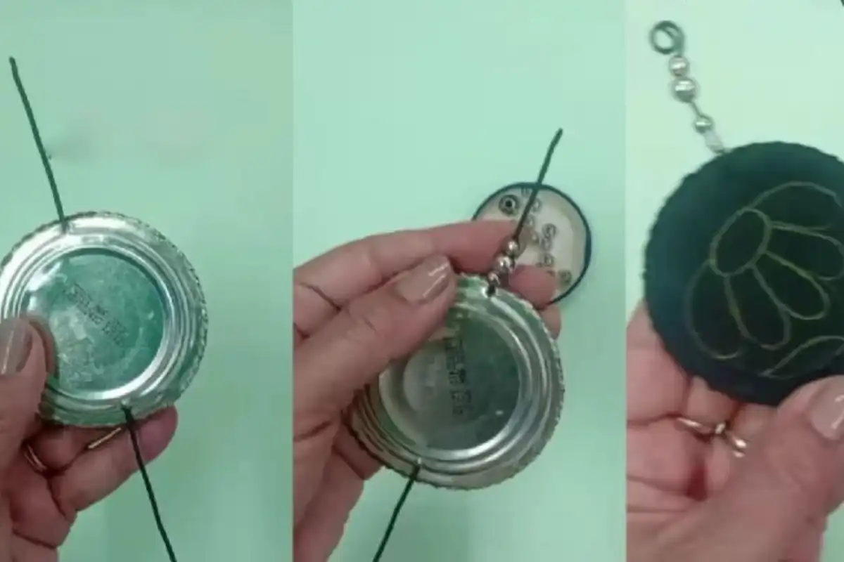 Tee itse: Älä heitä pois juomatölkkien metallikansia – luo niistä tyylikäs ja toiminnallinen puutarhakoriste