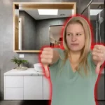 Sano hyvästit kylpyhuoneen neliönmuotoiselle peilille: Tämä muoto luo paremman visuaalisen tilan ja on trendi vuonna 2025