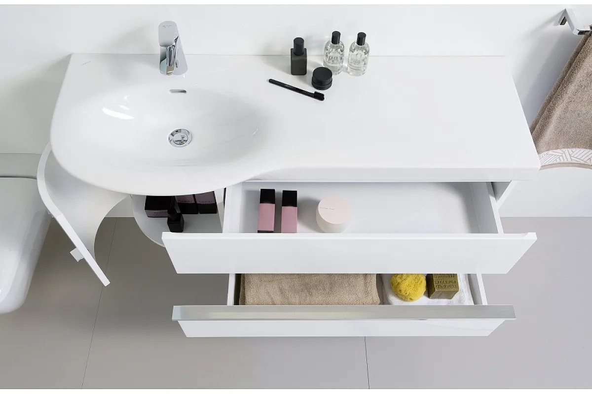 Kuinka valita ja asentaa toimiva allaskaappi kylpyhuoneeseen