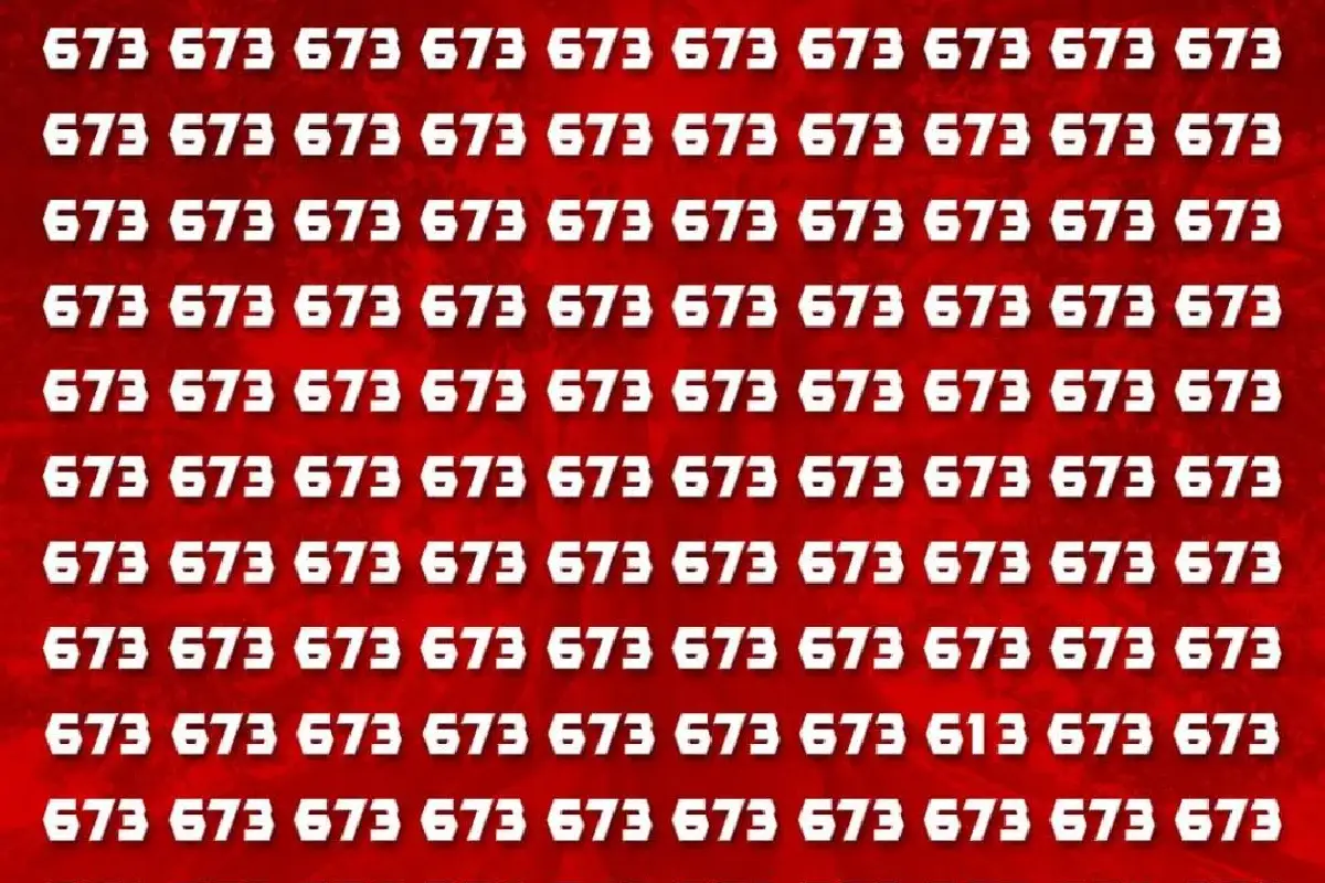 Vain 1 % kotkansilmistä löytää luvun 613 yhdeksässä sekunnissa: haastava optinen illuusio