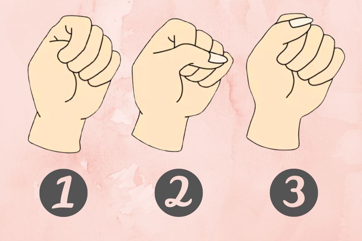 Persoonallisuustesti: valitse, miten puristat nyrkkisi, ja selvitä, miten reagoit elämään!