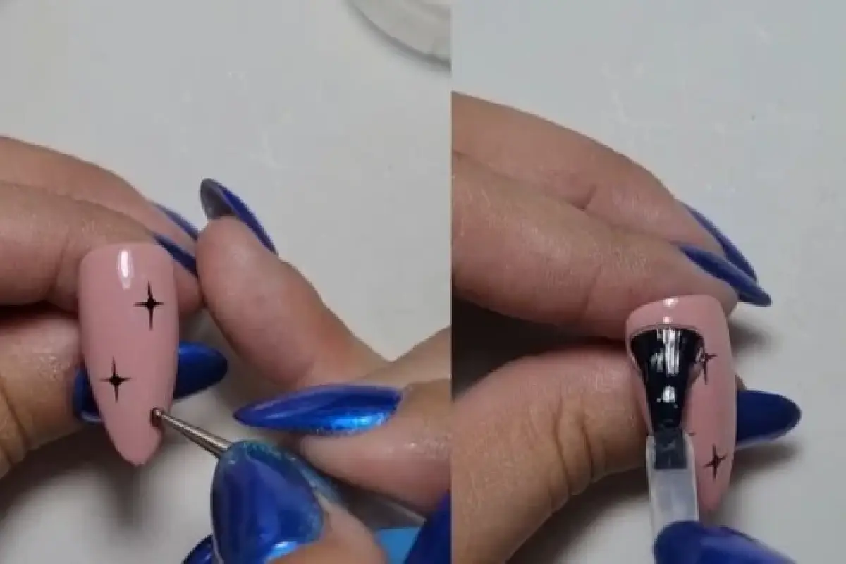 Näin teet tähtikuvioisen manikyyrin kotona
