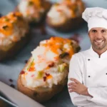 Rapea täytetty peruna airfryerissä 15 minuutissa: Helppo ateria yhdelle