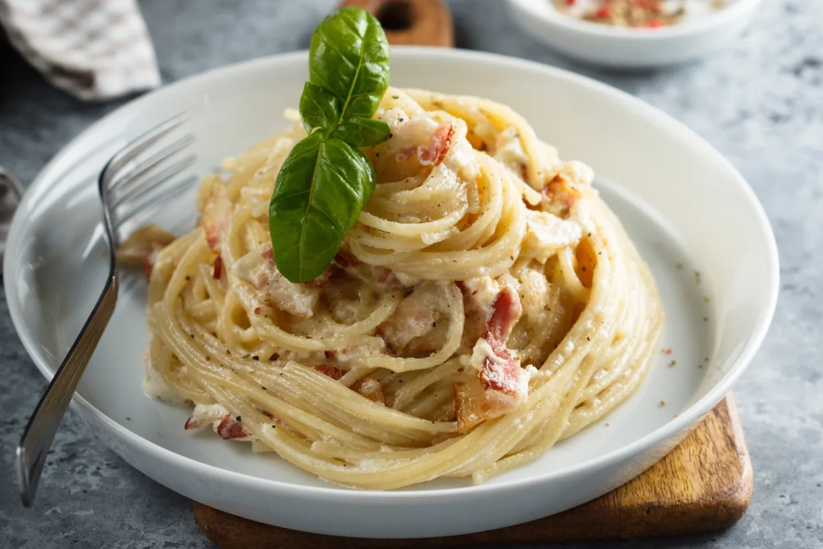 Aito spagetti carbonara: yksinkertainen, herkullinen resepti, jota kannattaa kokeilla ensi viikonloppuna