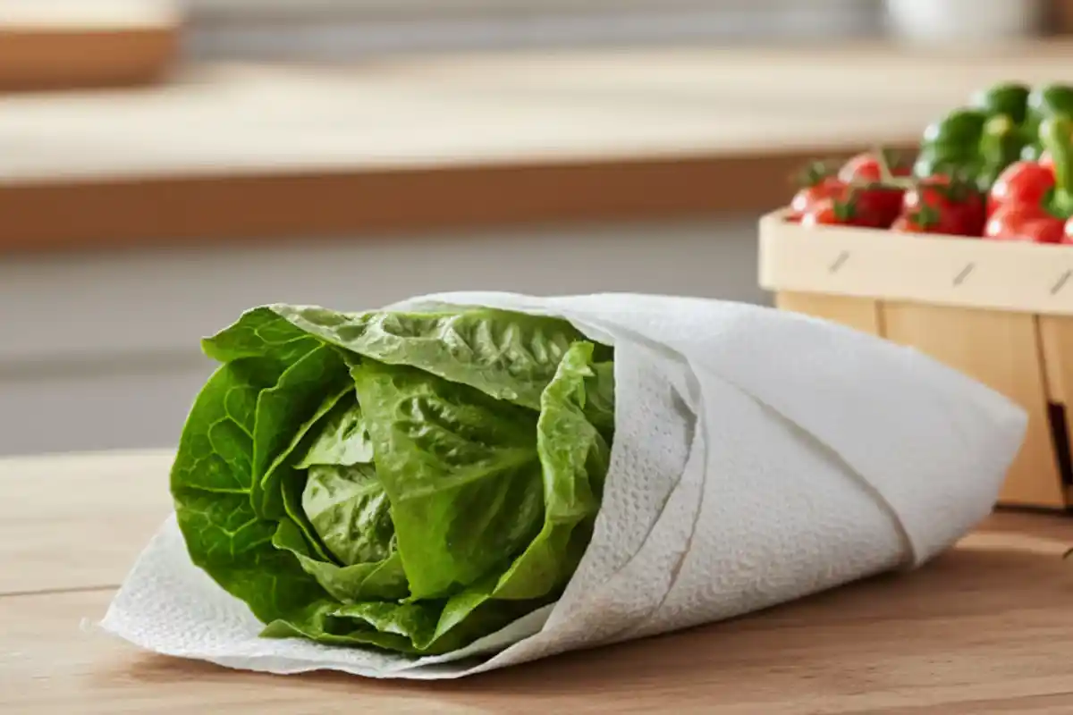 Kääri salaatti paperipyyhkeeseen: salainen vinkki, jolla vihannekset pysyvät raikkaina viikkoja