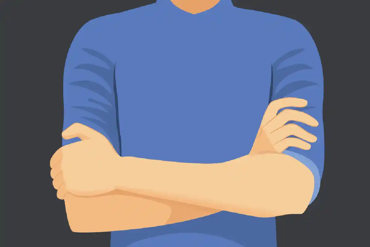 Mitä käsien ristiminen keskustelussa tarkoittaa?