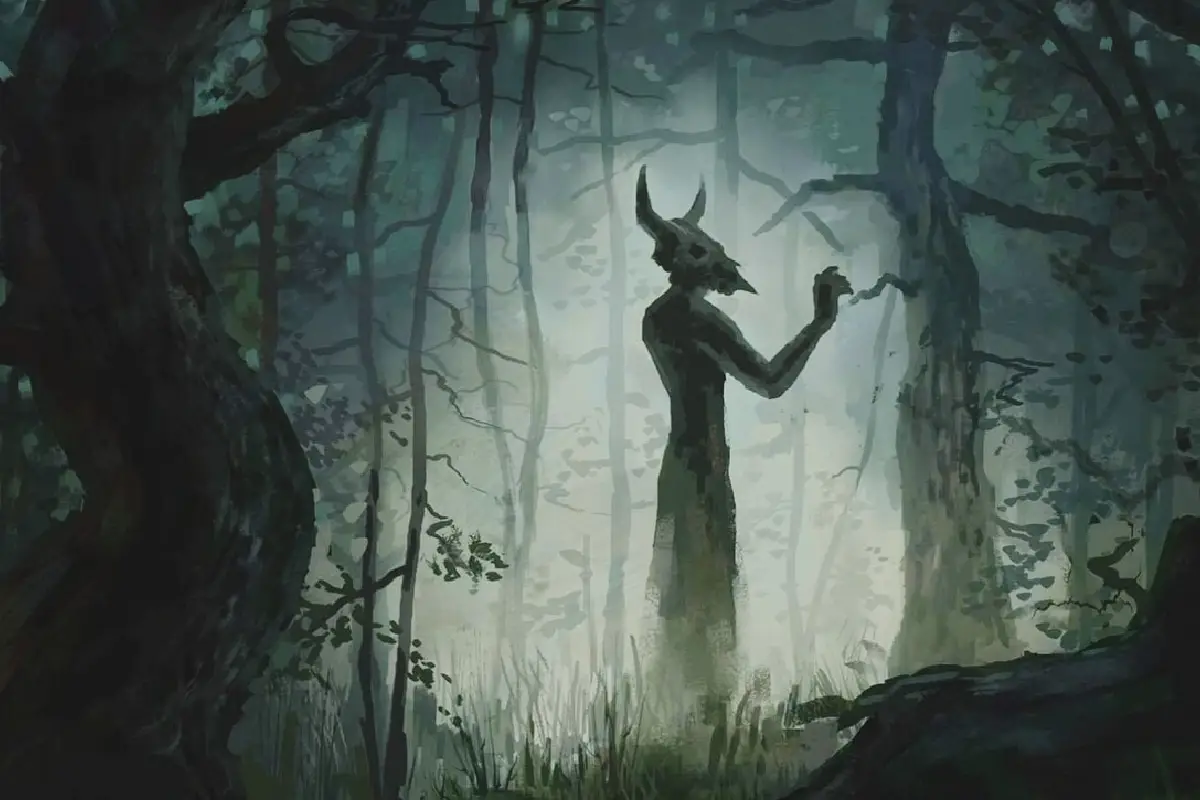 Lempo: Suomalaisen mytologian demoni, joka varastaa sieluja Lapin metsissä