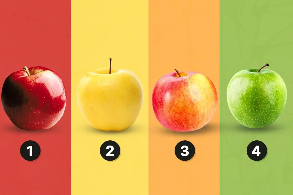 Mikä omena valitsisit ja söisit: yllättävän tarkka testi älykkyystasostasi