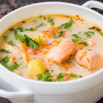 Kermainen lohikeitto: Terveellinen herkku, joka sopii jokaiseen ruokavalioon