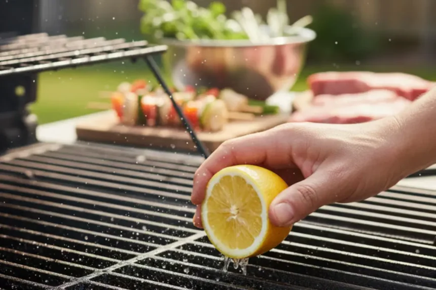 Harva tietää: Miksi hieroa puolikas sitruuna grilliin ennen paistamista?