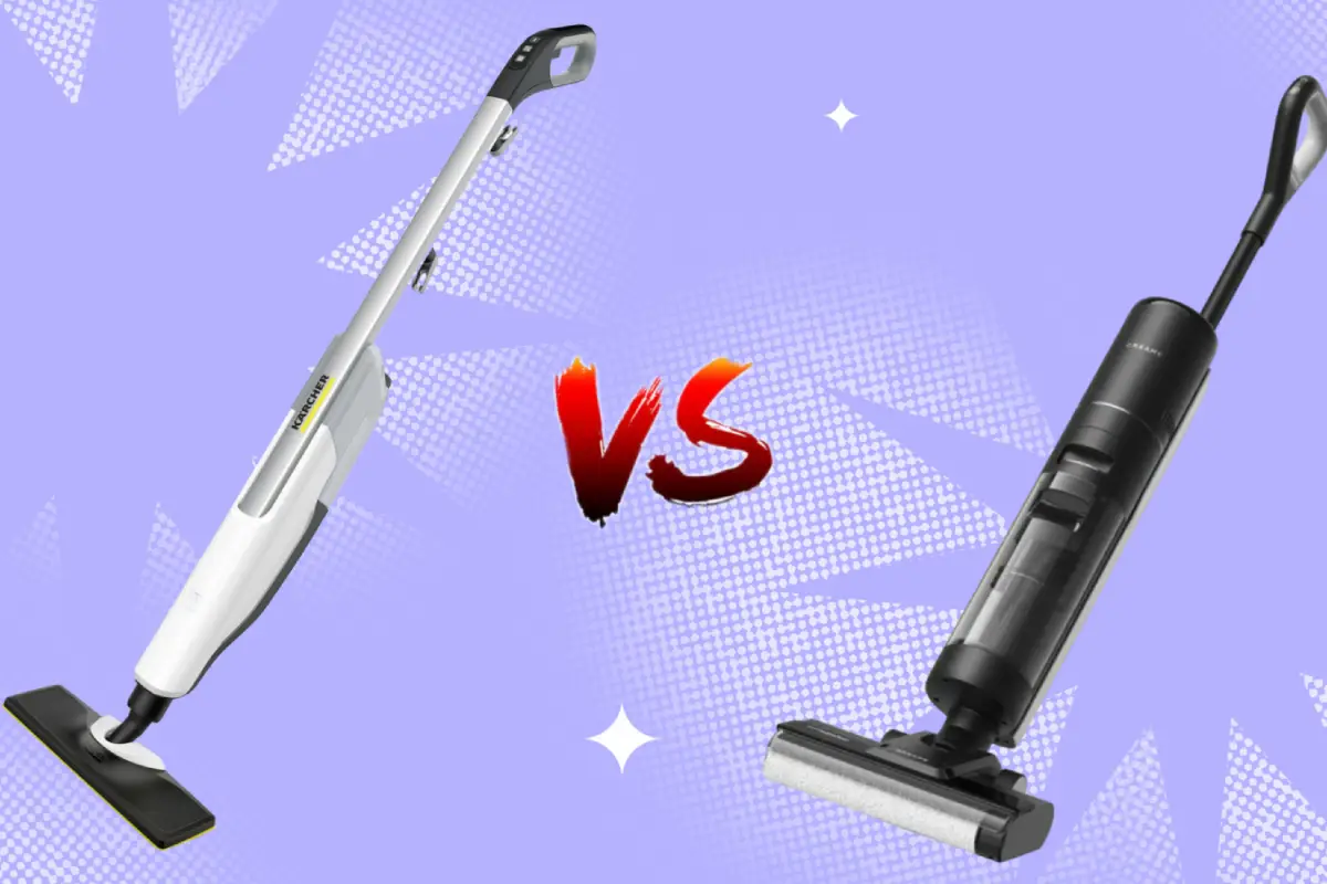 Höyrymoppi vai märkäimuri? – Ja kannattaako ostaa hybridimalli, joka yhdistää molemmat?