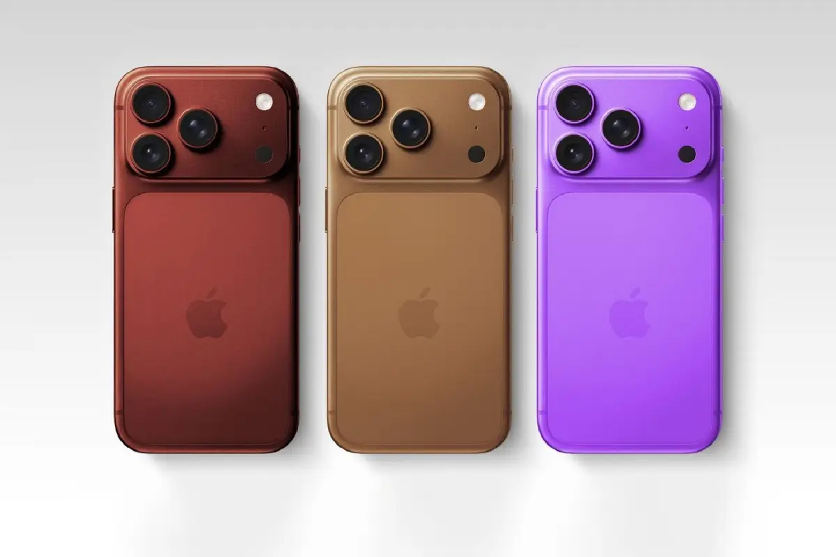 iPhone 18 Pro värit – kahvi, burgundi ja purppura tuovat lämpöä Applen premium-lippulaivaan