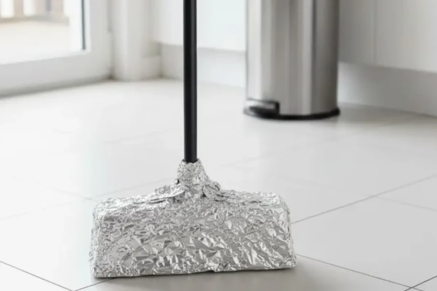 Alumiinifolio harjan varteen – näin lakaiset pölyn, karvat ja staattisen sähkön pois kertaheitolla ja unohdat turhautumisen ikuisesti