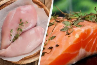 Kana vai lohi: kumpi on oikeasti parempi terveydelle, vyötärölle ja elinikään 