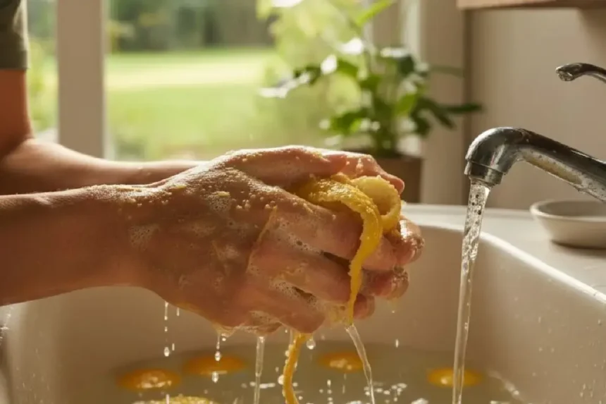 Sitruunankuori on keittiön salainen supersankari – näin poistat kaikki itsepintaisimmat hajut, rasvan ja lian käsistä 30 sekunnissa täysin luonnollisesti