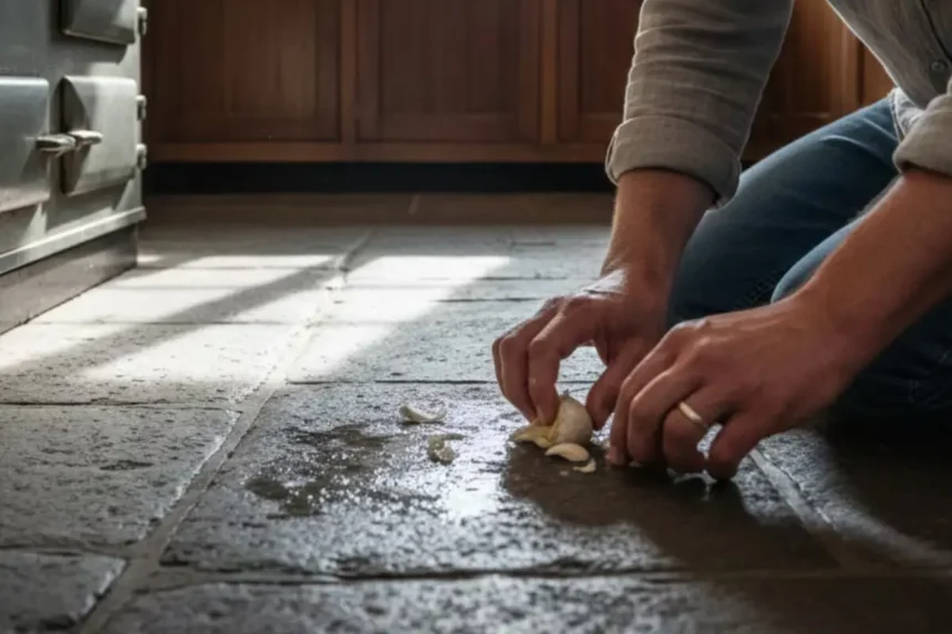 Valkosipuli kulmiin hieromalla keittiö pysyy puhtaana, hajuttomana ja hyönteisettömänä