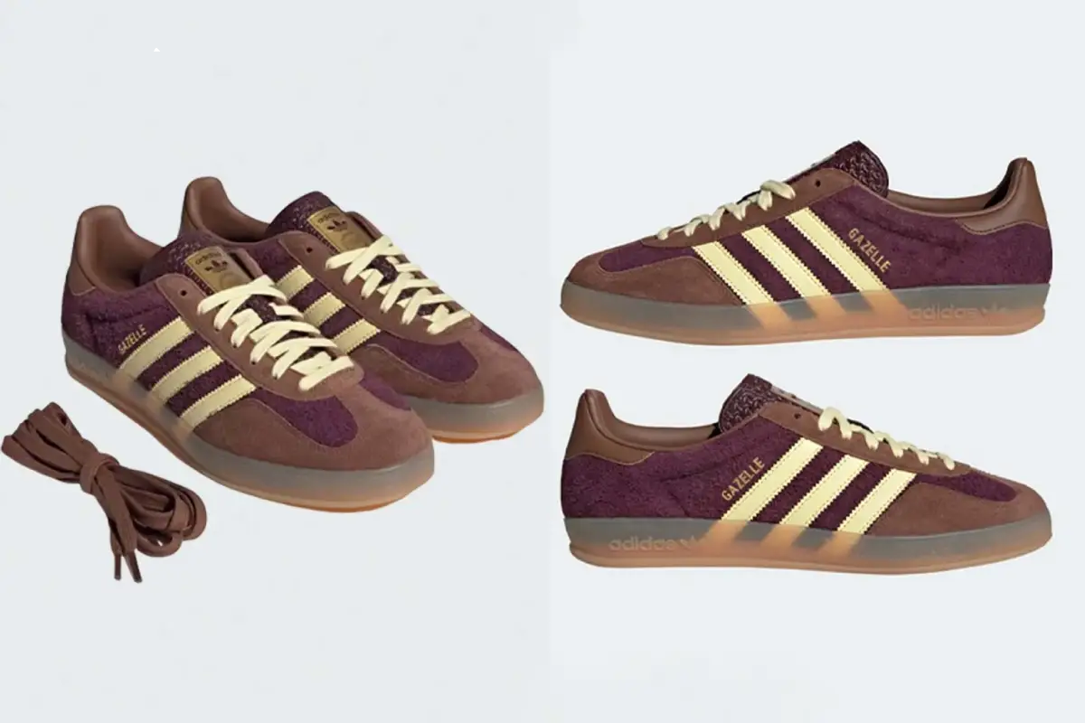 Viininpunaiset lenkkarit ruskeilla yksityiskohdilla – talven ainoa kenkä, jota tulet tarvitsemaan