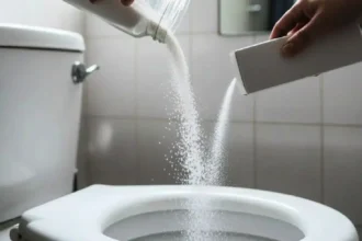 Suola ja ruokasooda wc-pönttöön – yön yli hohtavan puhdas, hajuton ja kalkiton vessa ilman yhtään kemikaalia